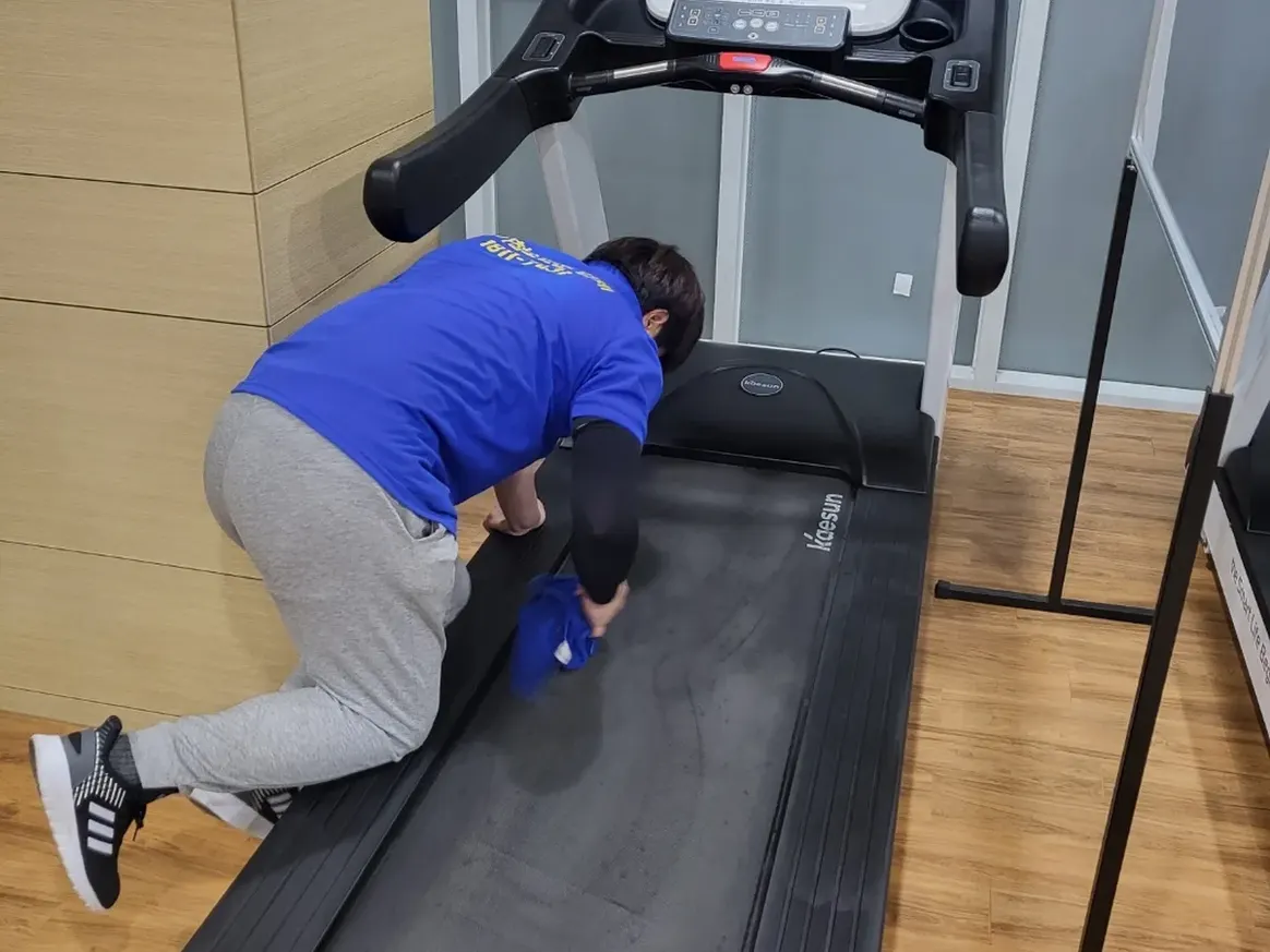 가평군 설악면 피트니스 라커 검사실 위생청소 사례 - 행진크린